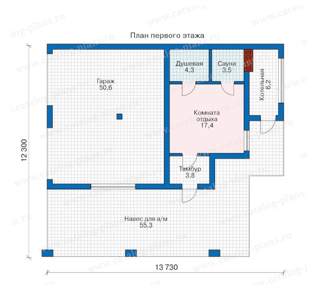 Планировка гостевого дома
